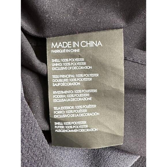 Club Monaco Women Button AccentsBlack Mini Dress Size 00 - Picture 15 of 16